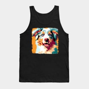 Miniature American Shepherd Pop Art - Dog Lover Gifts Tank Top